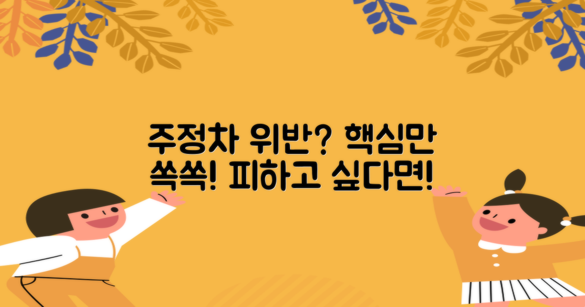주정차 위반: 예방과 대처법